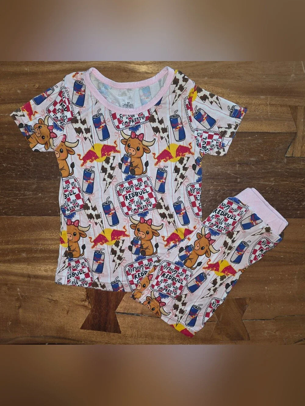 Bring Me A Red Bull & Tell Me I'm Pretty! Bamboo PJ Set